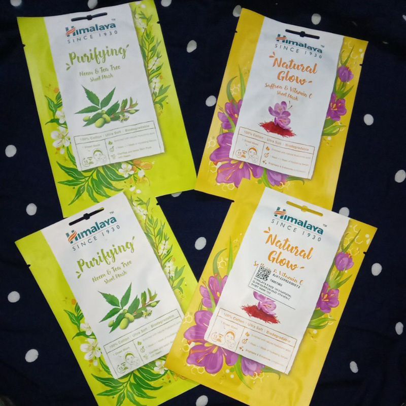 himalaya sheet mask. new ori exp 2025.