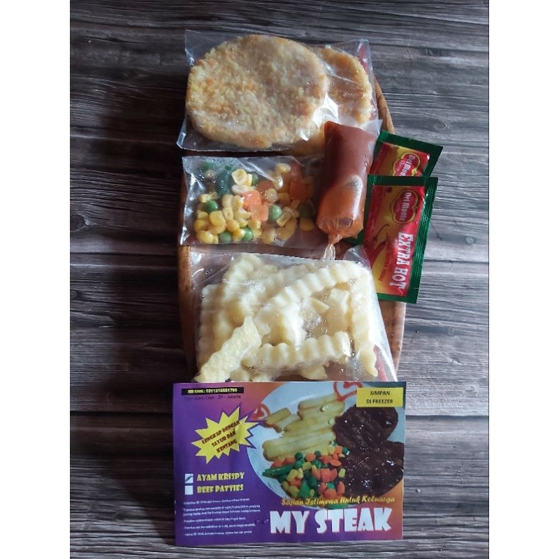 

2 Beef steak / 2 Chicken steak paket
