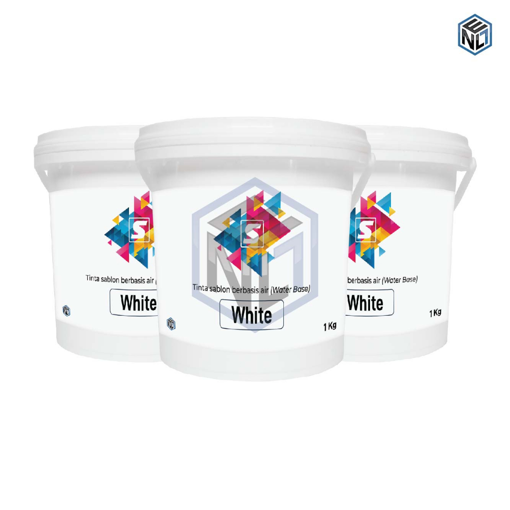 Rubber | Tinta Sablon Pasta | Putih dan Warna | Khusus Bahan Spunbond