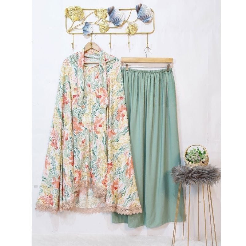 Mukena 2in1 Rayon Premium Motif Murah - Mukena 2in1 Rayon Premium Renda Murah - Mukena 3in1 Rayon Pr