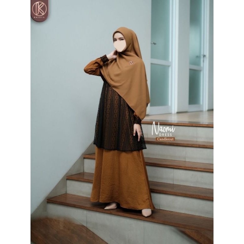 Naomi dress by House of Kaisya | gamis brukat | gamis pesta | gamis kondangan