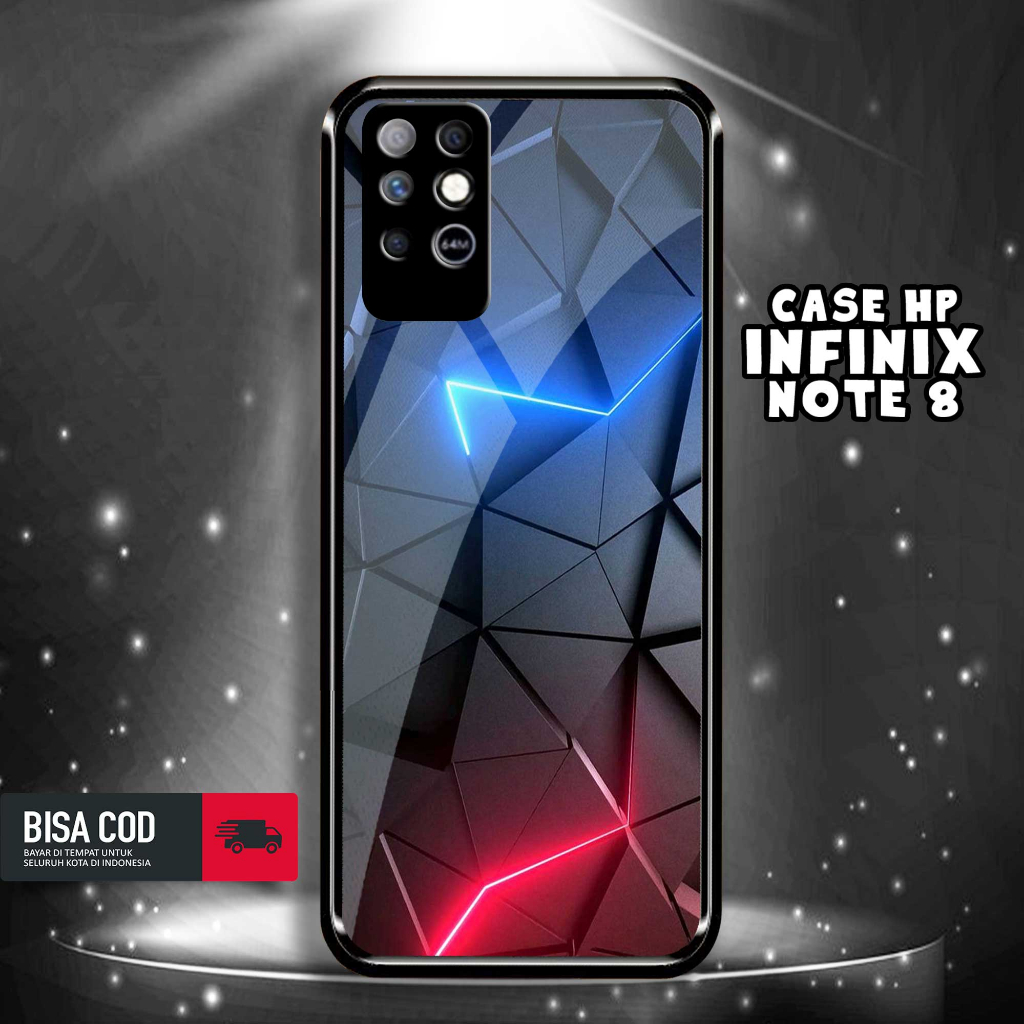 Case INFINIX NOTE 8 Motif [Abstrak] Casing INFINIX NOTE 8 TERBARU Hardcase Glossy Kilau 2D Case Hp I