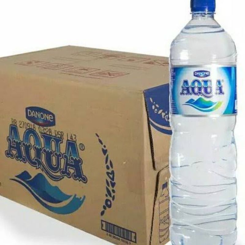 

Air Mineral Aqua Botol 1500 ml / Dus ( 1 Dus Isi 12 Botol )