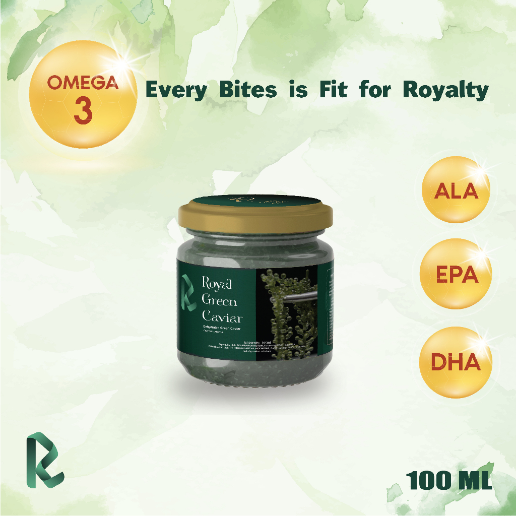 

100 ml Royal Green Caviar / Sea Grapes / Anggur Laut / Lawi-Lawi / Latoh