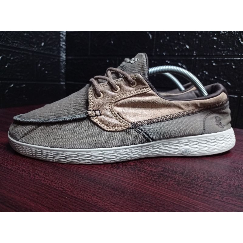 Sepatu SKECHERS - ON THE GO GLIDE HIGH SEAS (coklat) , size 44,5, insol 29 cm