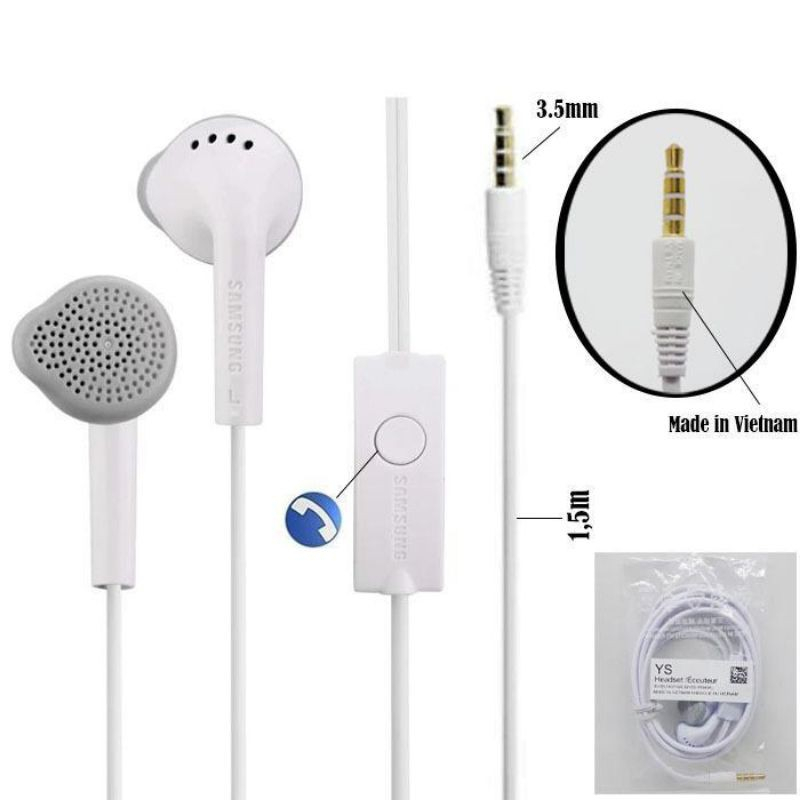 DYNAMIC-HANDSET/HANDSFRE/HF SAMSUNG J1 ACE ORIGINAL GRADE A MADE IN VIETNAM (1,5M)