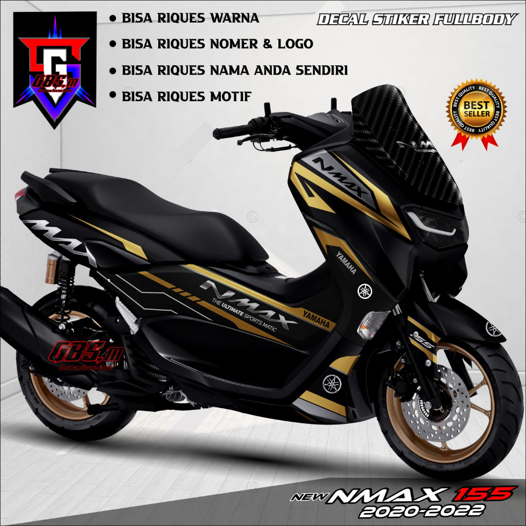 Terbaru Decal Nmax New Fullbody Decal Stiker Nmax 155 New Tahun 2020 2021 2022 2023 Stiker Fullbody