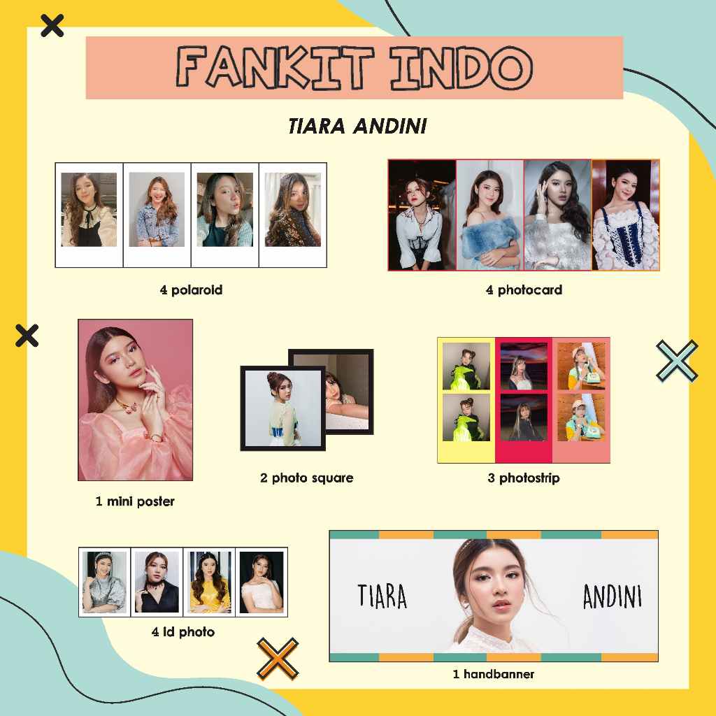 FANKIT INDO - TIARA ANDINI photocard polaroid pc