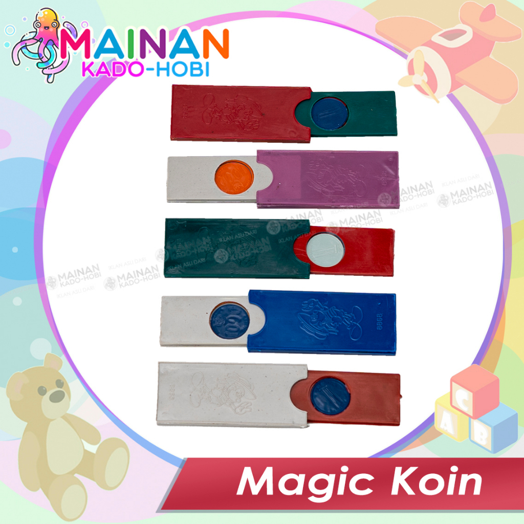 MAINAN ANAK EDUKASI JADUL TRADISIONAL ALAT SULAP KOIN LOGAM MAGIC COIN