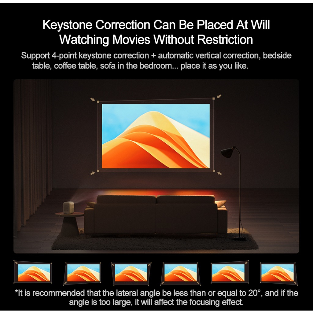 REDMI Projector - FHD 1080P 150 ANSI - RMTYY01YS - Proyektor Android