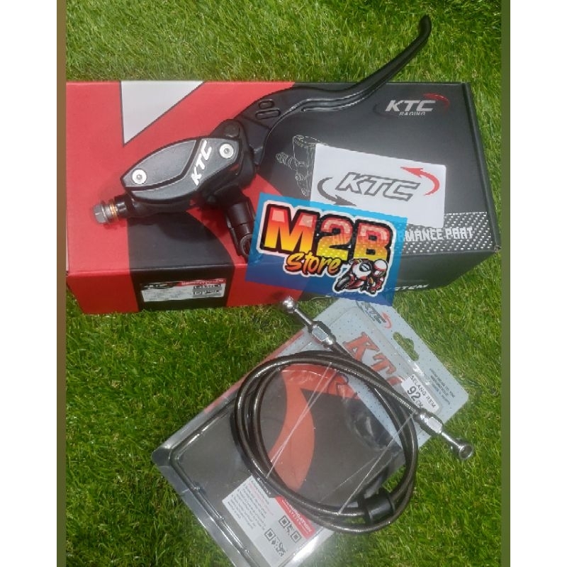 Master rem Kanan Ktc Zen Sen Series Oval 14 mm + Selang KTC Aerox  Vario 110 125 150 RX King Ninja C