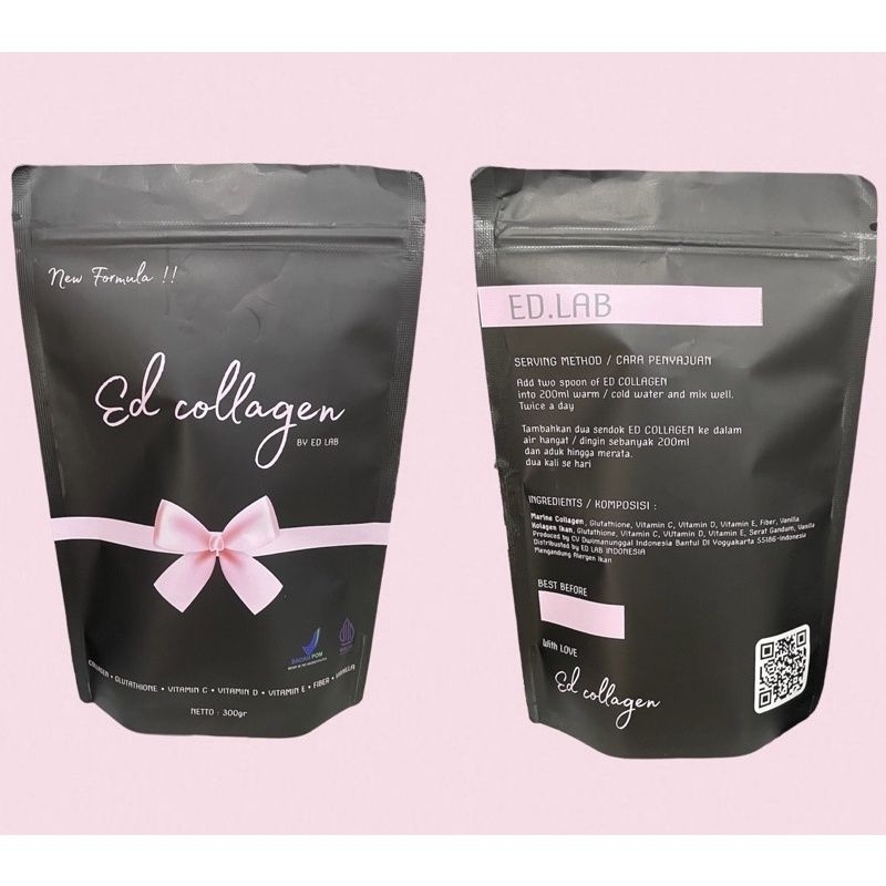 ED LAB COLLAGEN Minuman Pemutih Tubuh &amp; Badan Terdaftar BPOM