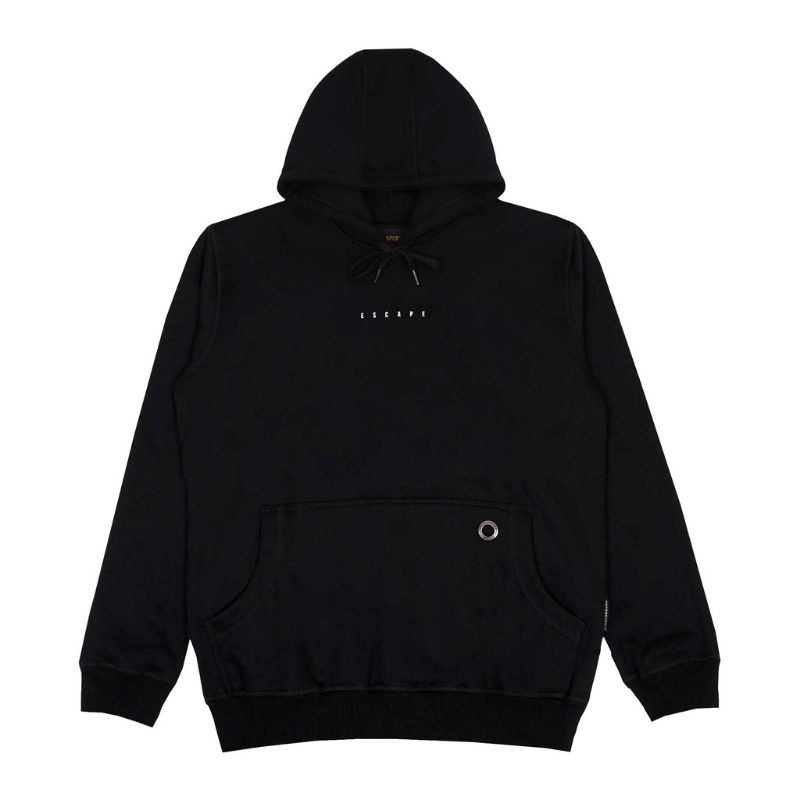 HOODIE ESCAPERFECT BLACKEN BLACK UNISEX