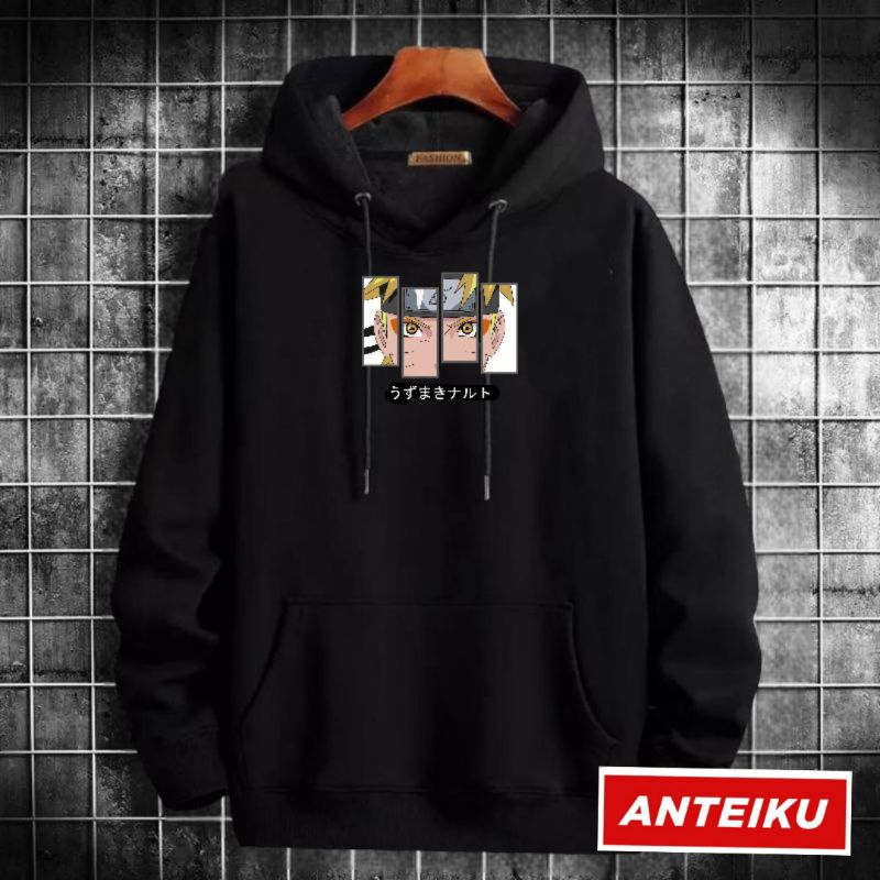 [Promo Sale] Sweater Hoodie Anime Uzumaki Naruto Pria Wanita M-XXL