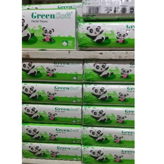 Tissue Green Soft/Multi 150sheets