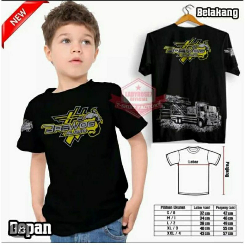 kaos BREWOG AUDIO anakan