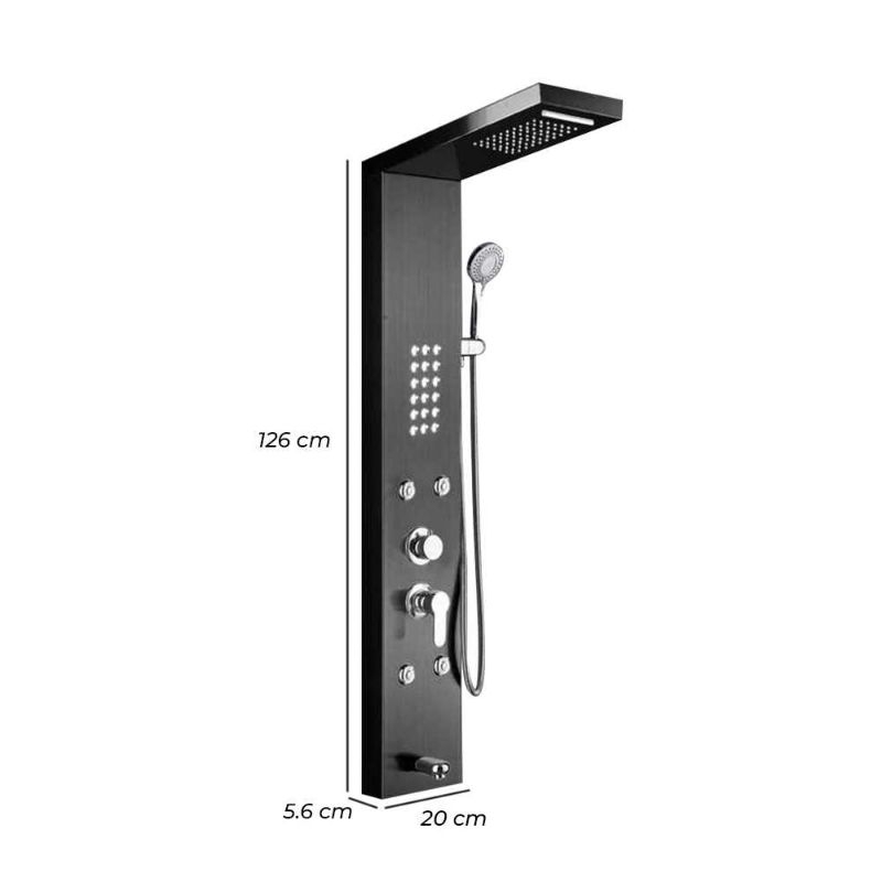 Shore Shower Mandi Wall Mounted Waterfall Stainless Steel 304 - SH20