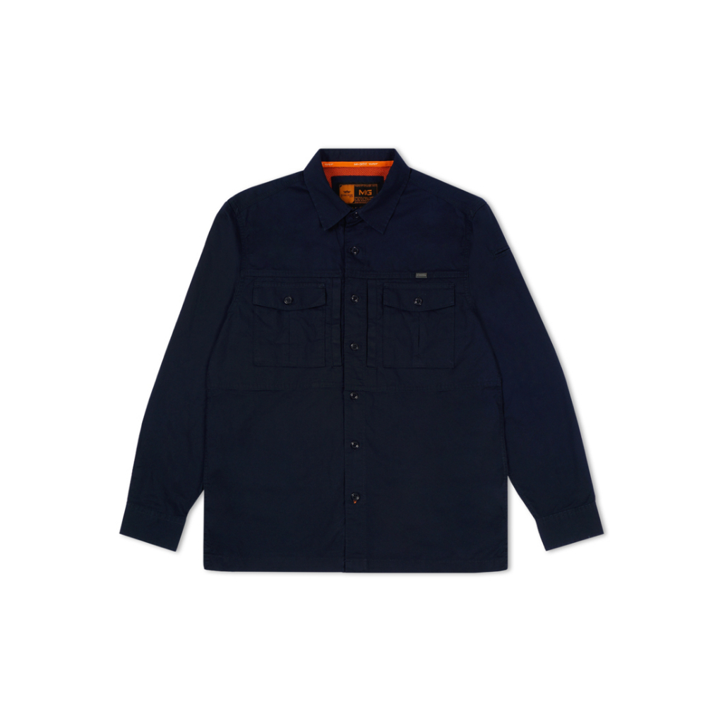 M.Gee Kemeja Outdoor Lengan Panjang Mgee Original Gordon C056 Navy