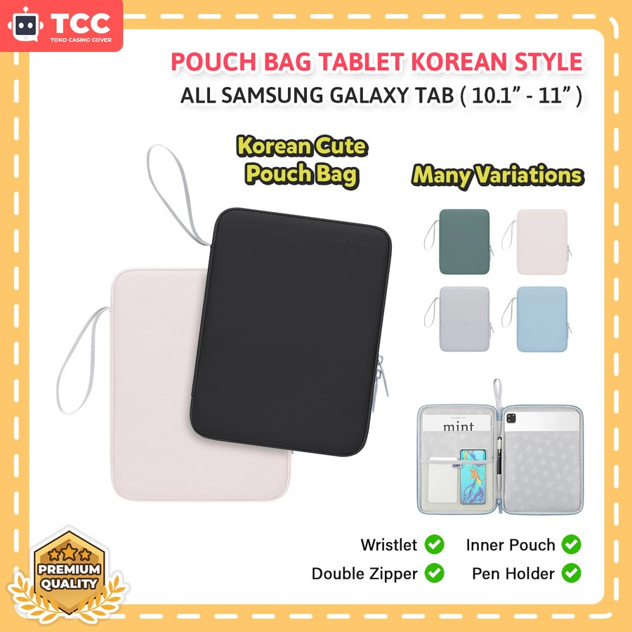Samsung Tab A8 A7 S8 S6 Lite Clutch Hand Bag Sleeve Tas Tangan Tablet Handbag Laptop Sleeve Tablet P