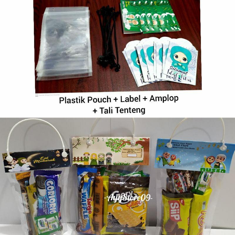 Plastik Idul Fitri /Plastik snack/ukuran 20x30/ukuran 25x35/ukuran 30x40/Plastik THR/kantong Bingkisan/plastik Lebaran/plastik Besar