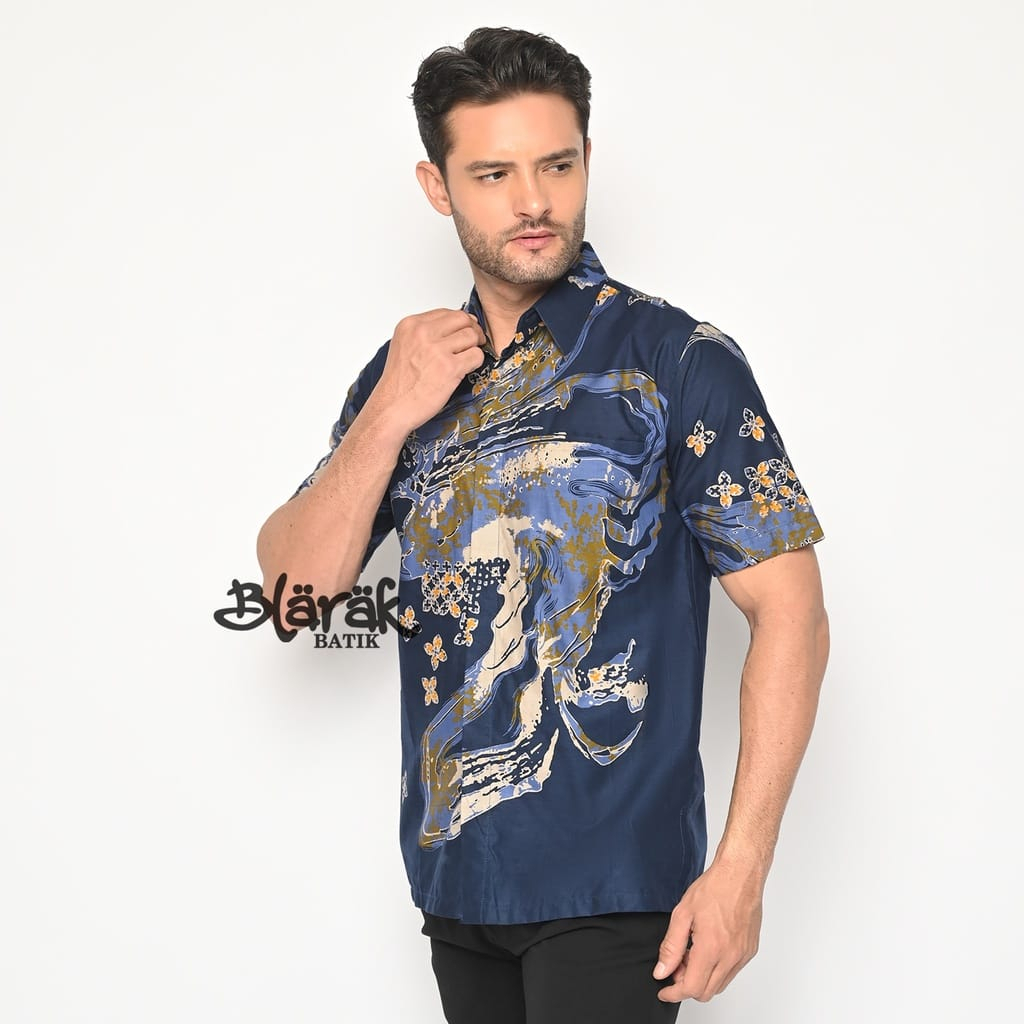 BATIK PRIA BLARAK LENGAN PENDEK