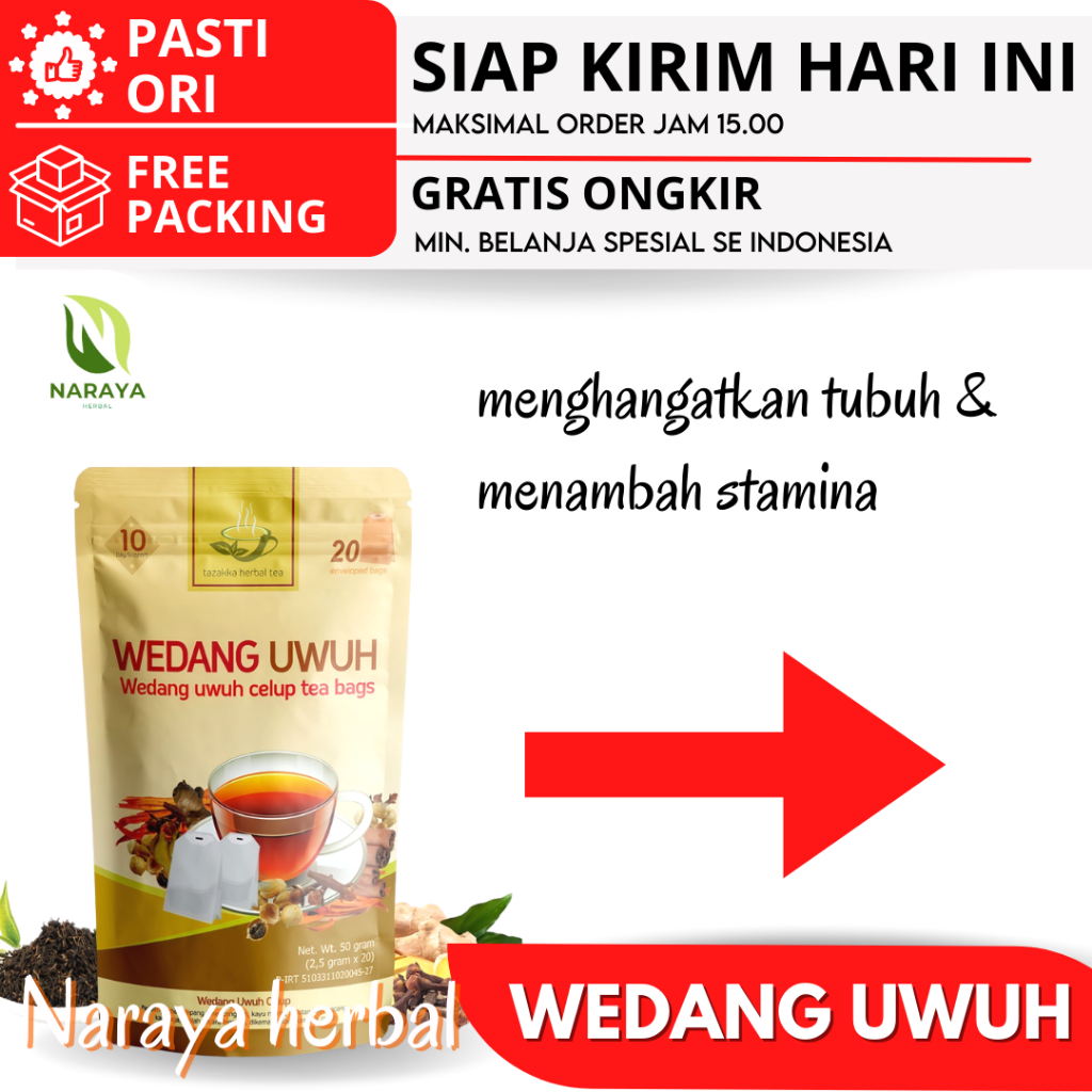 

Wedang Uwuh Teh Hebal Minuman Untuk Penghangat Tubuh dan Menjaga Kesehatan Dari Tazakka isi 20 Kantung Teh Celup