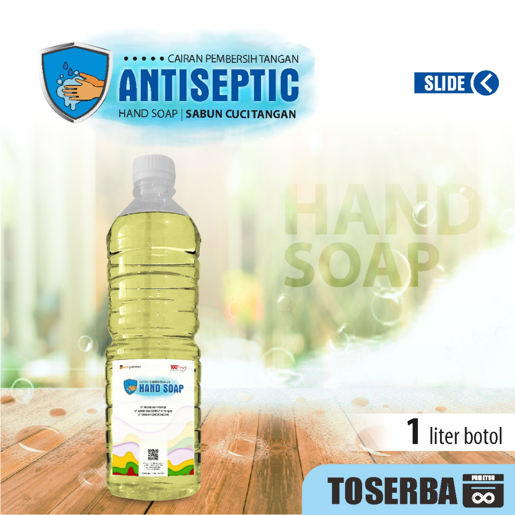 Sabun Cuci Tangan Aroma Segar 1 Liter Botol Pet / Hand soap Aroma Segar 1 Liter Botol Pet