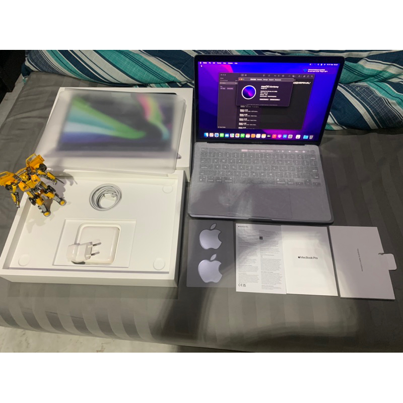 Macbook Pro 13” M1 8/256G Fullset Inter Original