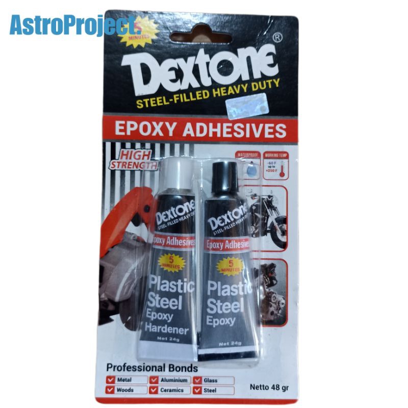 

Lem besi epoxy adhesive Dextone Plastic steel Dextone 48g Original