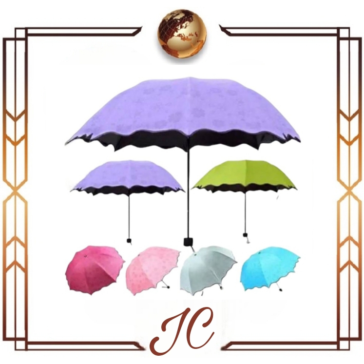 (JC) TERBARU! PAYUNG 3D BISA LIPAT WARNA RANDOM