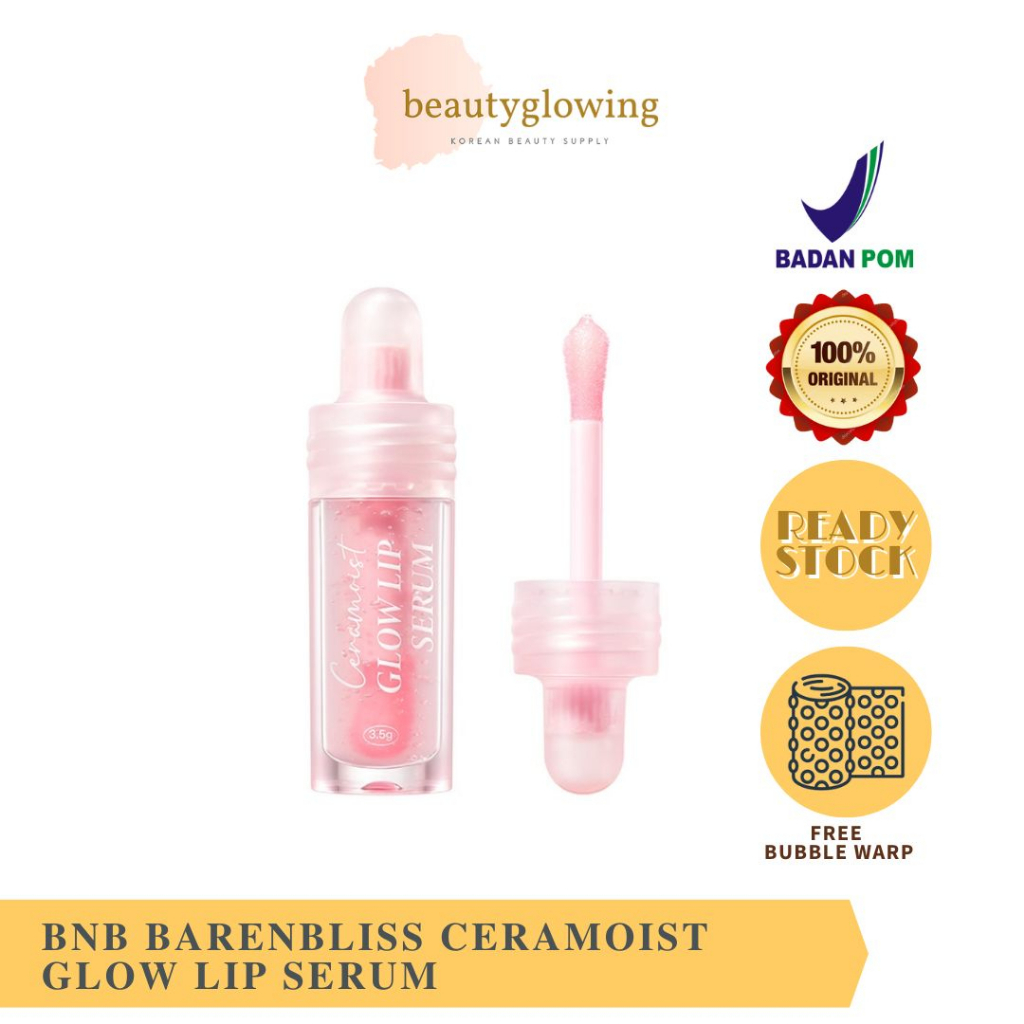 BNB barenbliss Ceramoist Glow Lip Serum [3in1 Glossy]