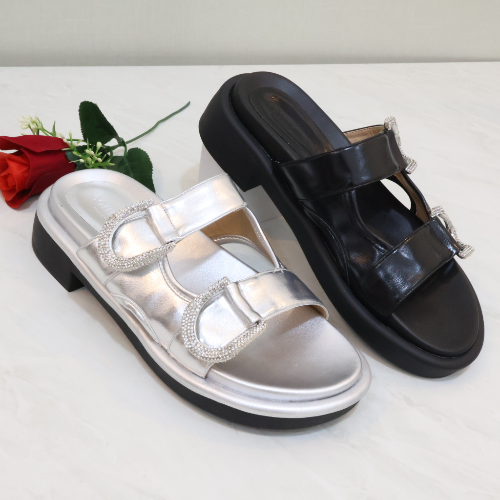 [ NEW ] Sandal Wanita C*K 477 - SNL Flat 3cm