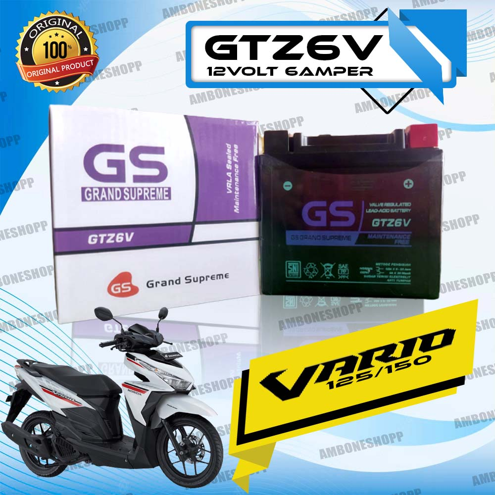 Aki untuk motor Satria Fu. Vario 125 &amp; 150. Pcx. Lexi