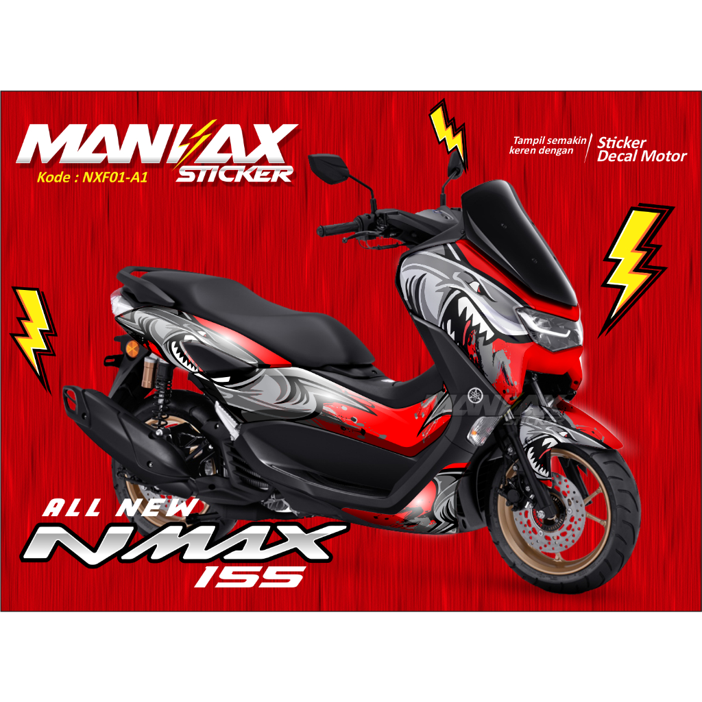 Sticker Decal Nmax 2020 Fullbody - Sticker Motor - Aksesoris Motor - For NMAX 2020