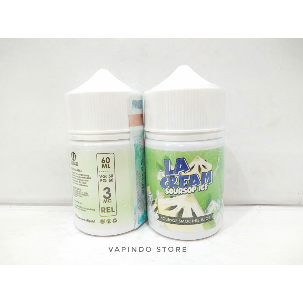 LA CREAM SOURSOP ICE 60ML 3MG BY LEVICA JUICE