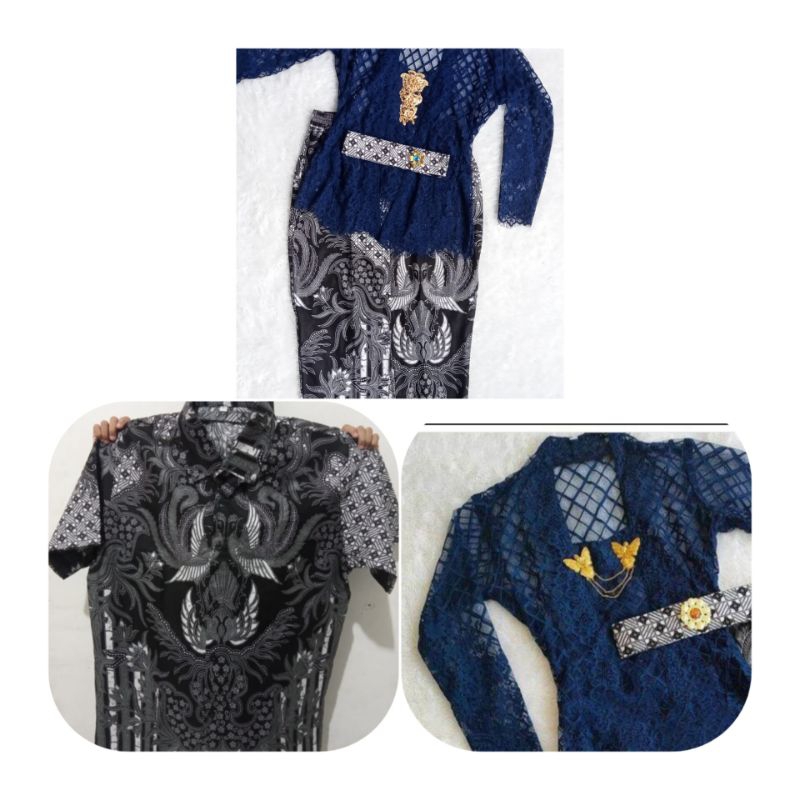 setelan kebayabali couple rok span batik