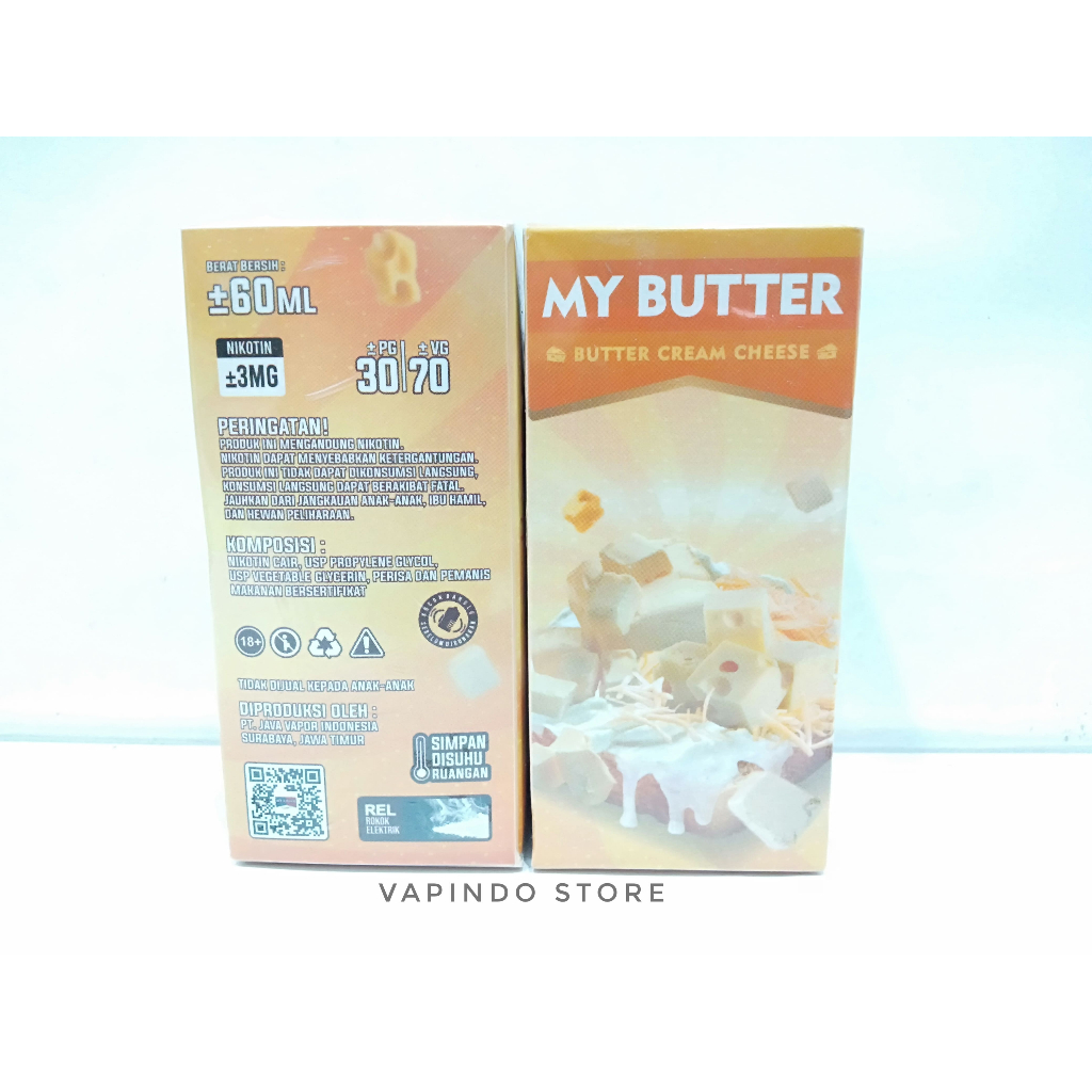 MY BUTTER V1 CREAM CHEESE BUTTER 60ML 3MG BY IDJ