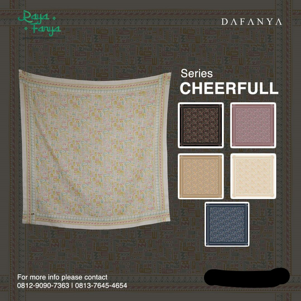 SEGI EMPAT MOTIF SERIES CHEERFULL EXLUSIVE | SEGI EMPAT PRINT