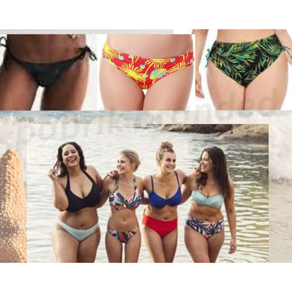 pabrik branded swimwear bikini top bottom baju celana rok renang wanita girl perempuan atasan sexy s