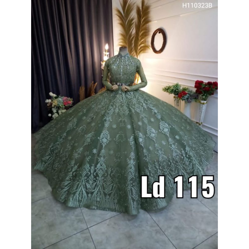 gaun pengantin Sage jumbo