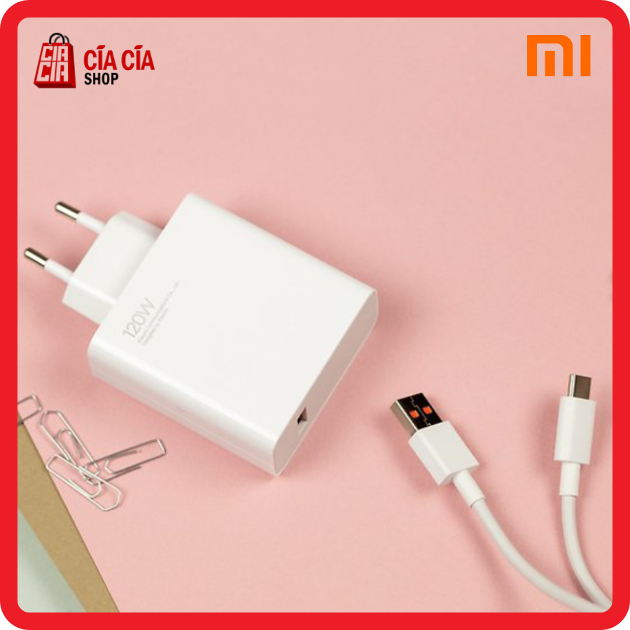 Charger Xiaomi 120W Type C Turbo Charge Hyper Charge 120 Watt