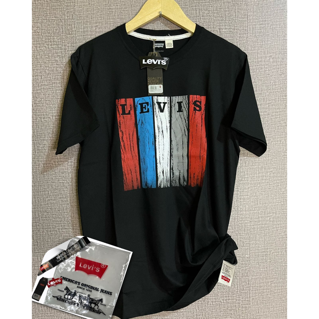 Kaos Levis Pria / Kaos Levis Motif Pelangi Kayu / Kaos Levis ori impor/ Kaos levis / Kaos Levis orig