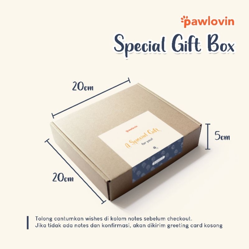 PAWLOVIN- Gift Box + Greetings Card