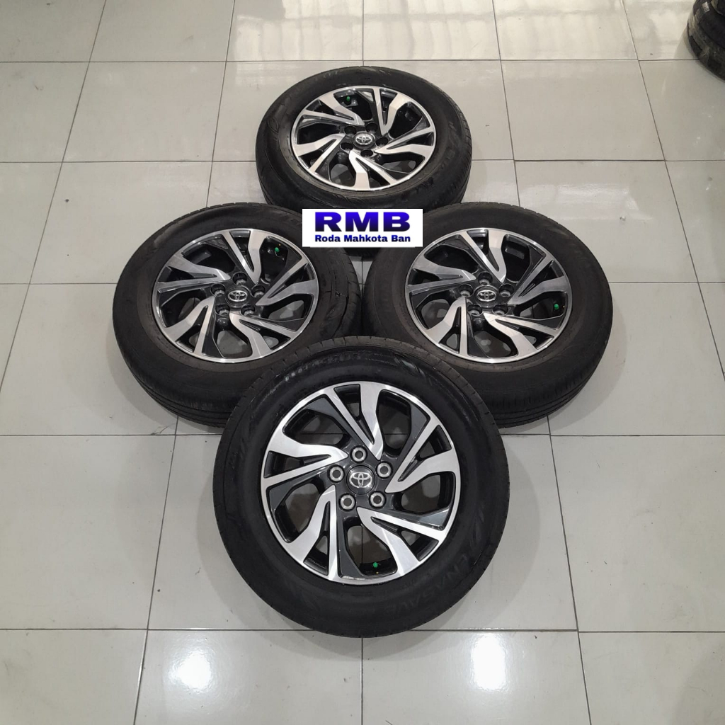 VELG MOBIL BEKAS COPOTAN INOVA REBORN RING 16 + BAN 205 65 R16 GRAND MAX CERRY DLL