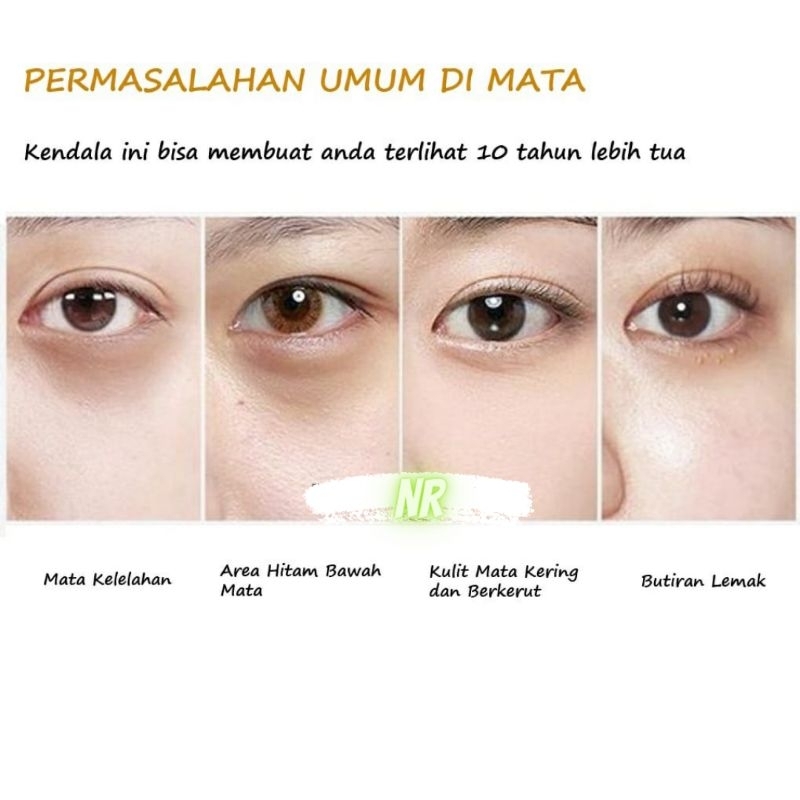 (HANFEN) MASKER MATA PANDA COLLAGEN ISI 60 LEMBAR/EYE MASK PENGHILANG MATA PANDA ISI 30 PASANG/EYE MASK GOLD CRYSTAL COLLAGEN