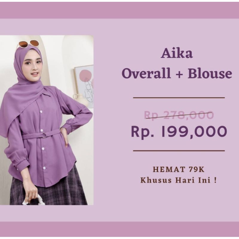 READY SIAP KIRIM AIKA SET BY ELLIN HIJAB ORIGINAL