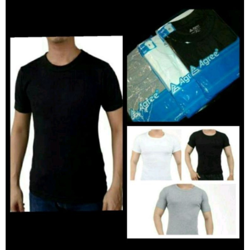 Kaos Dalam Oblong Pria Agree Adem lembut