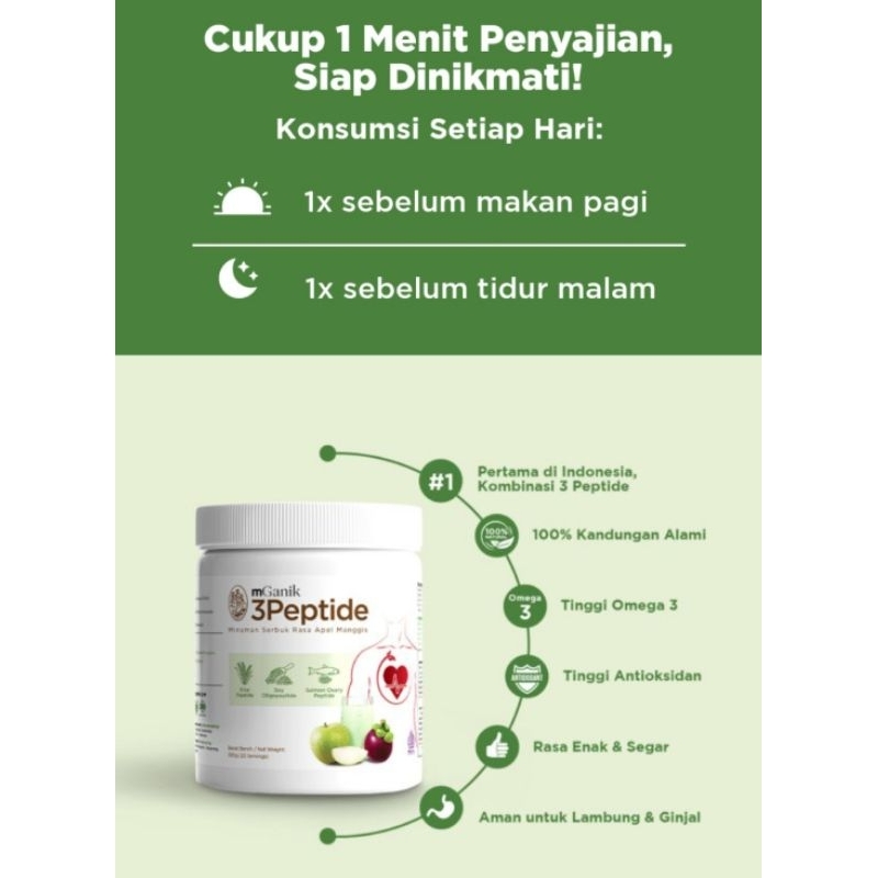 MGANIK 3PEPTIDE UNTUK KESEHATAN JANTUNG