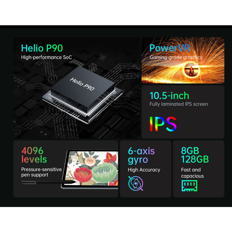 Alldocube X GAME Octa Core 8GB RAM 128GB ROM 4G LTE 10.5