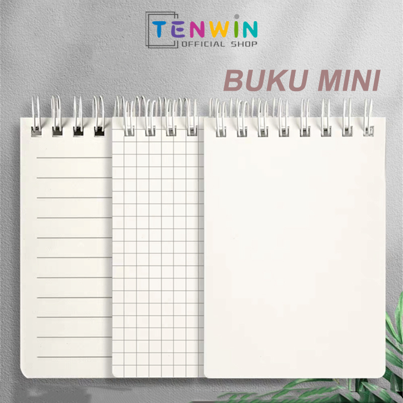 

BUKU MINI/NOTEBOOK RING MOTIF / BUKU CATATAN RING / BUKU TULIS RING-Tenwin